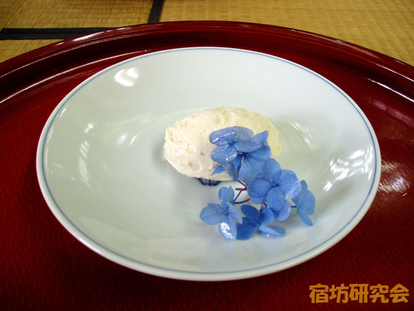 三光院の精進料理（インドのウサギ）
