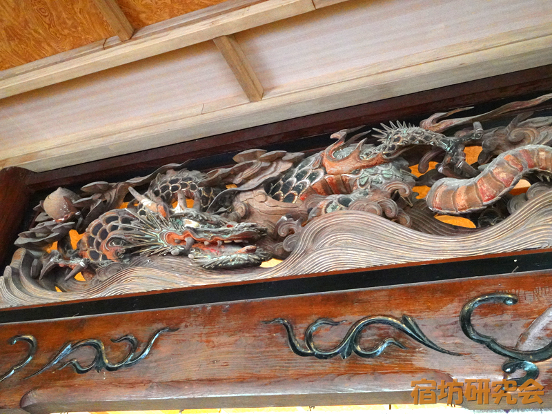 長福寺の龍（波の伊八作）