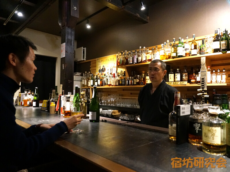 京都坊主BARの店内