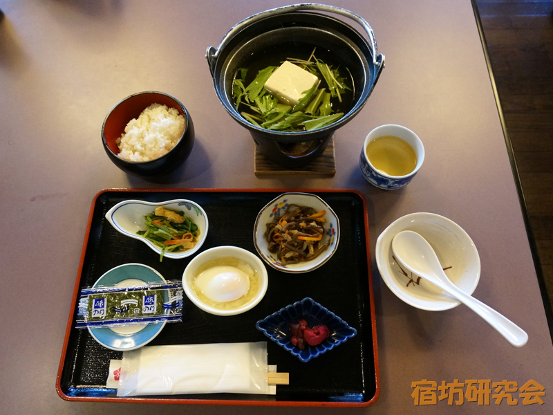 智積院会館の朝食