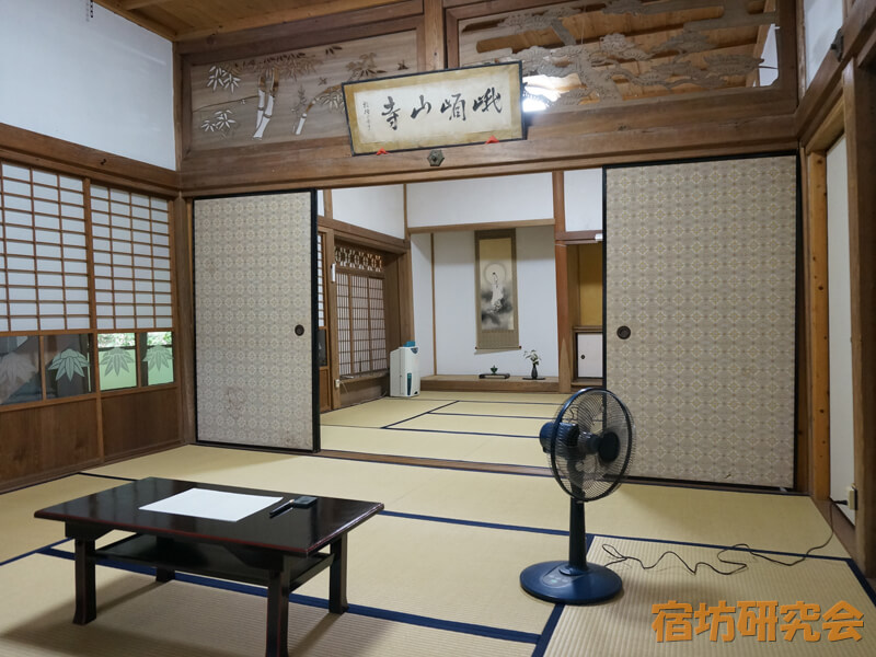 文殊仙寺の客室