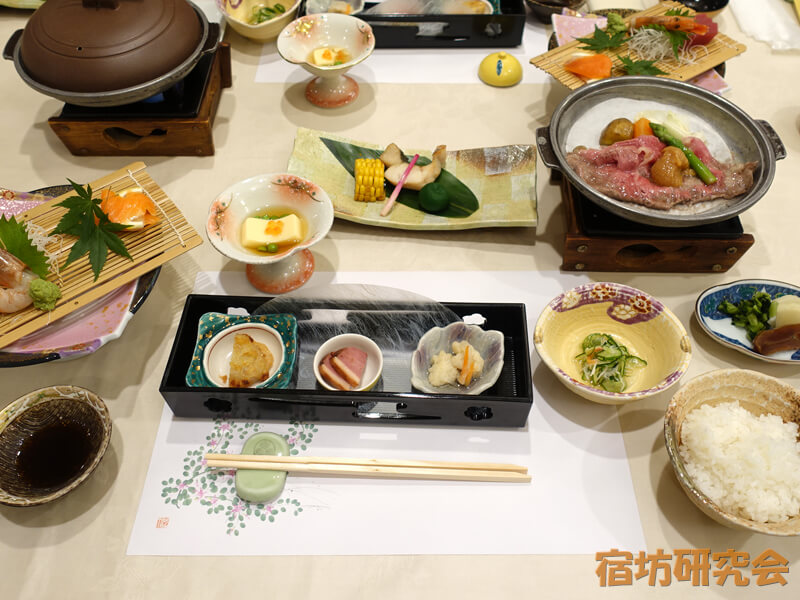 日光東照宮晃陽苑の夕食