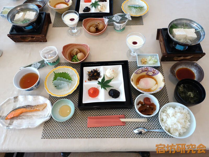 日光東照宮晃陽苑の朝食