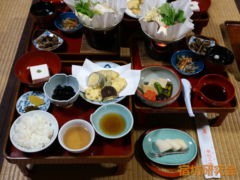 金剛三昧院の精進料理