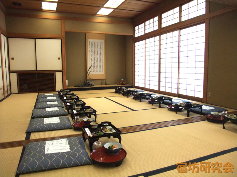 弘明寺の精進料理を頂いた部屋