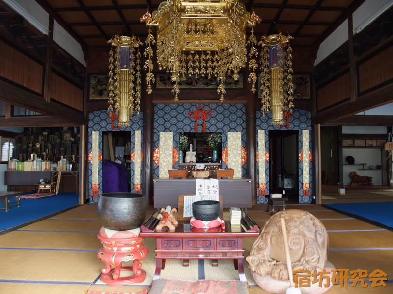 長昌禅寺の本堂内