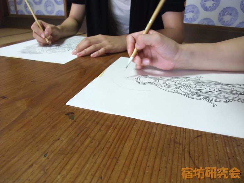 弘仁寺での写仏