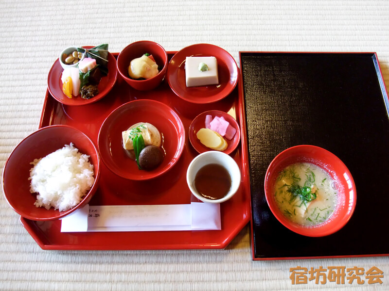 天龍寺『篩月』の精進料理
