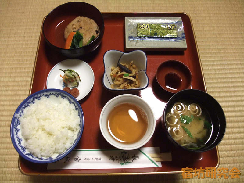 宝城院の朝食