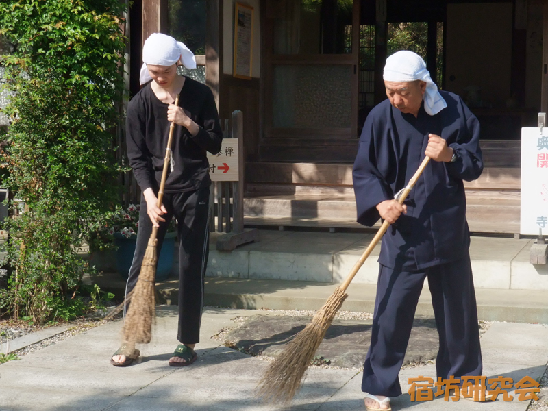 正覚寺の作務