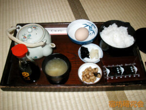 新薬師寺の朝食