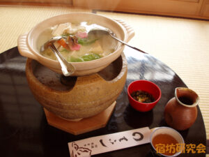 龍安寺西源院の湯豆腐