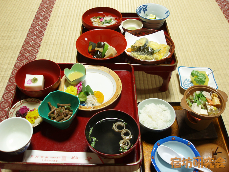 蓮華定院の精進料理