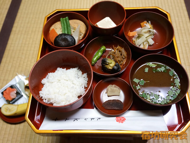 永平寺の精進料理
