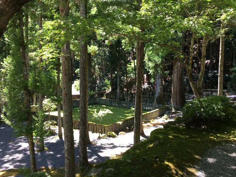 身延山の御草庵跡