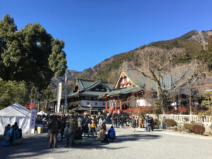 身延山の初詣