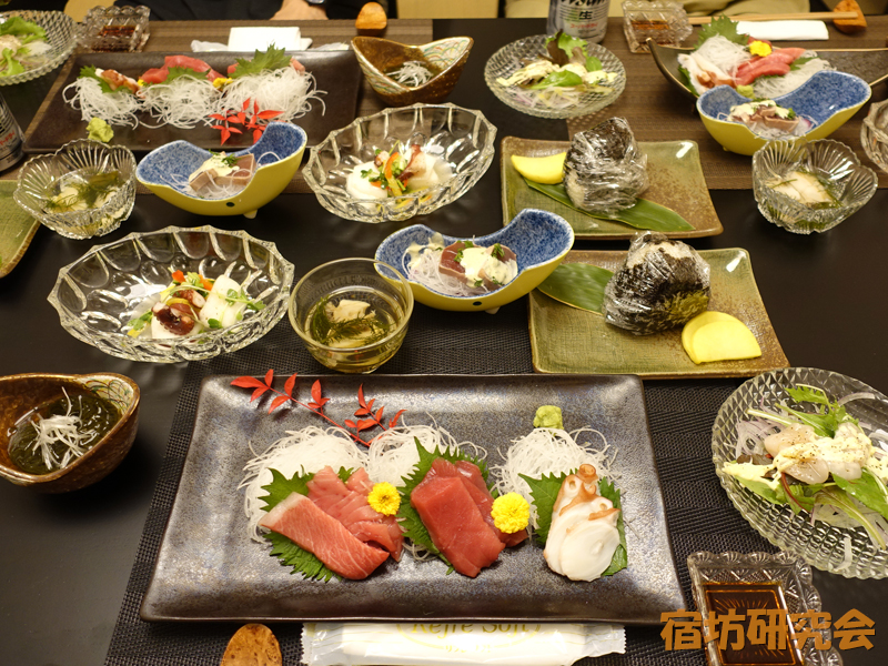 おおま宿坊 普賢院のマグロ料理