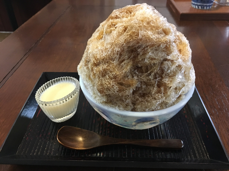 甘養亭のかき氷