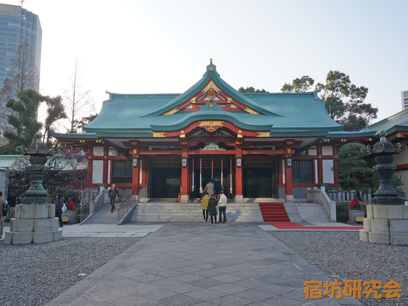 日枝神社の境内