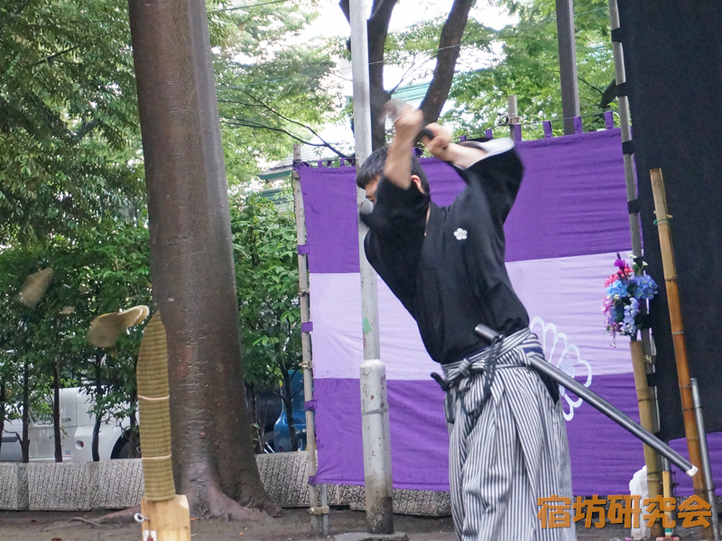 大國魂神社の演武奉納