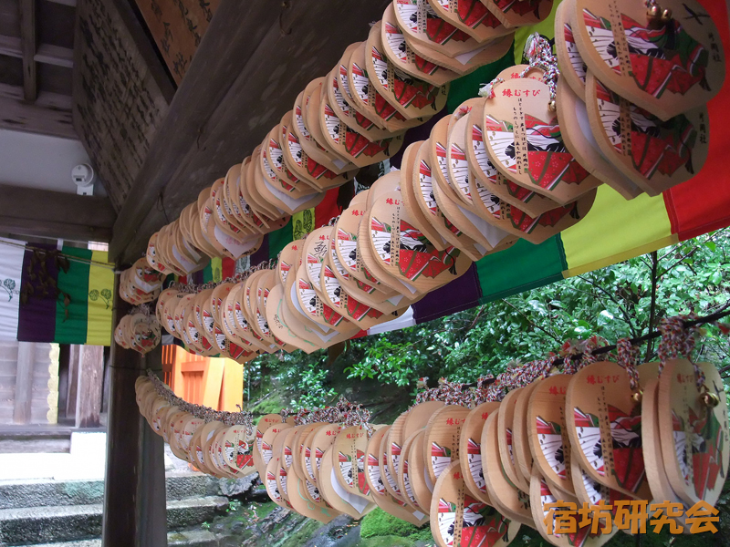 上賀茂神社の片岡社絵馬掛け