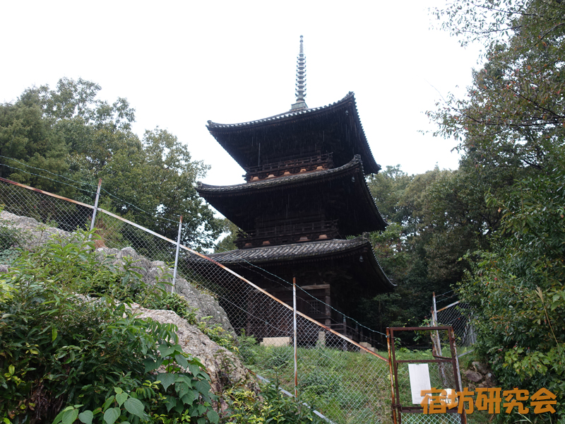 曹源寺の三重塔