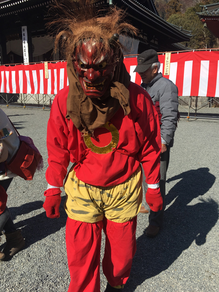 身延山節分の鬼