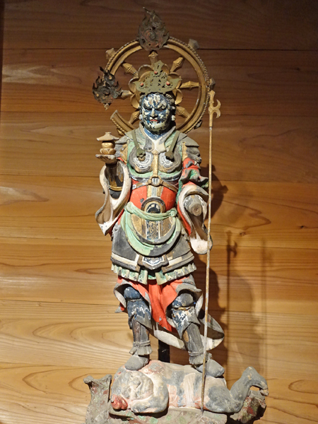山口・二尊院の多聞天
