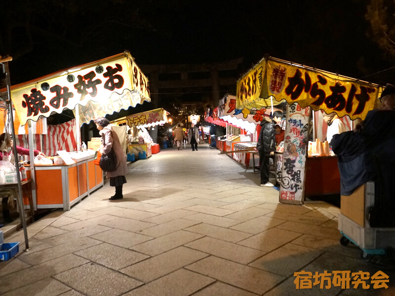北野天満宮の縁日屋台