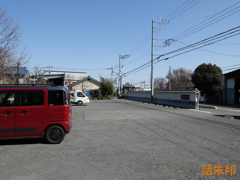 宝泉寺の駐車場