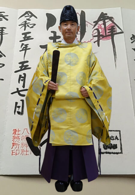 川越八幡宮の話朱印