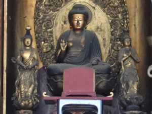 千葉・安心寺の阿弥陀三尊