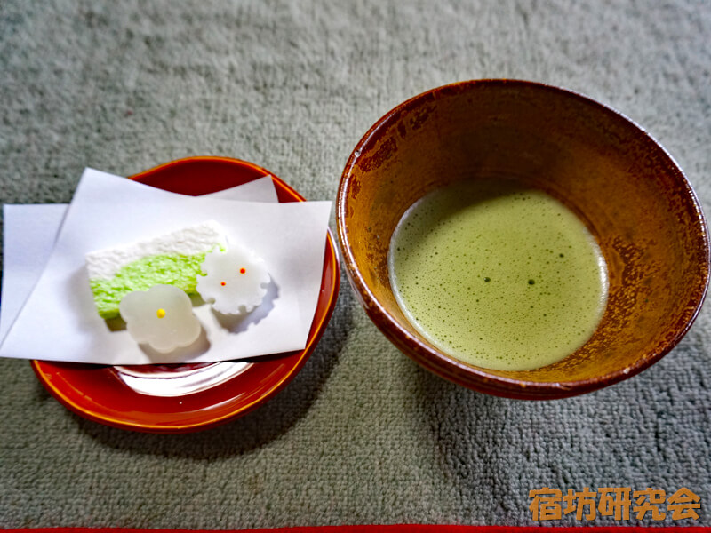 退蔵院のお抹茶