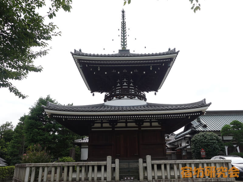 護国寺の多宝塔